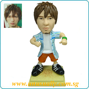 Full Custom Caricature 3D Casual Dressing Figurine